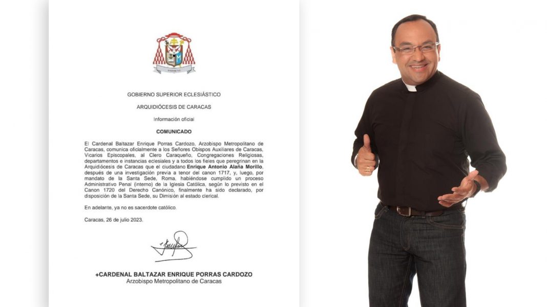 Arquidiócesis de Caracas sacerdote Enrique 