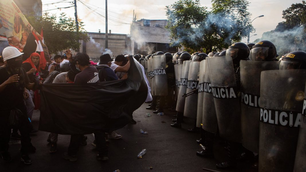 Represión Perú Protestas Gobierno