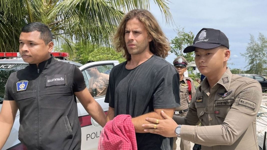 Daniel Sancho cárcel tailandesa primeras horas