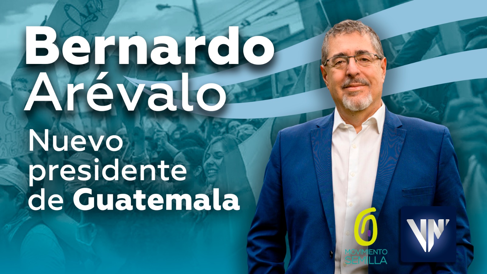 Bernardo Arévalo es el nuevo presidente de Guatemala con 59 de votos