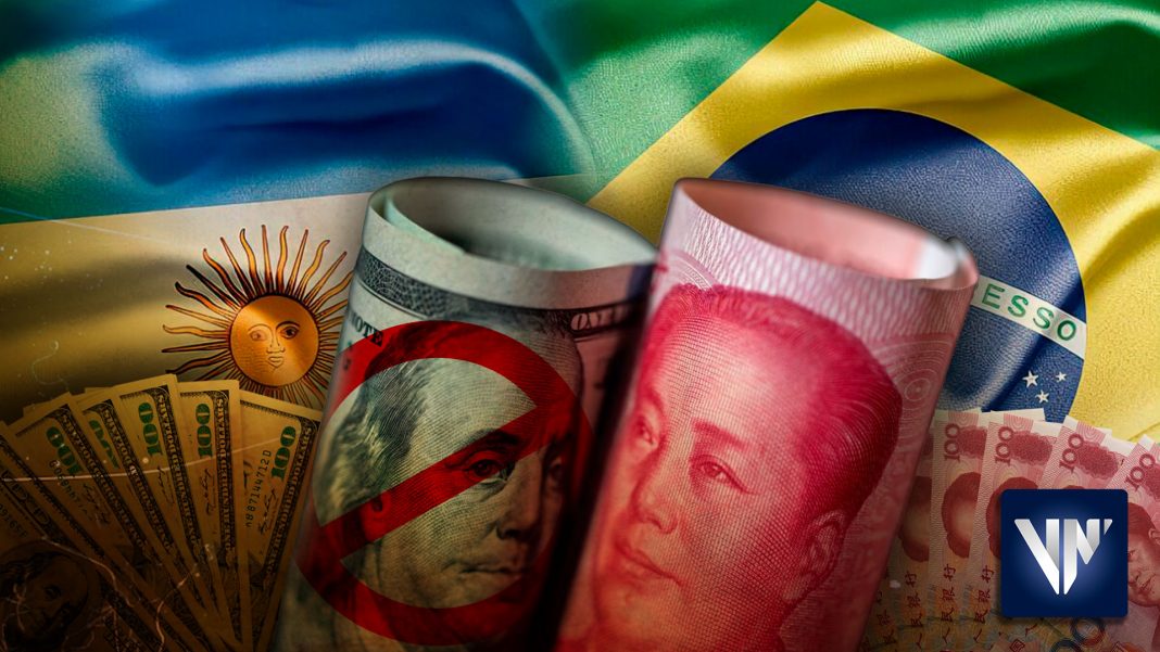 Brasil Argentina yuan dólar