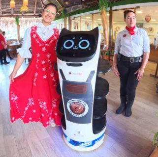 inteligencia artificial restaurante robot