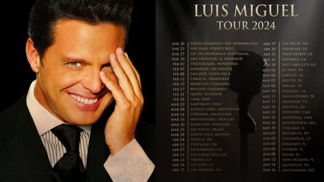Luis Miguel Tour 2024 fechas Venezuela