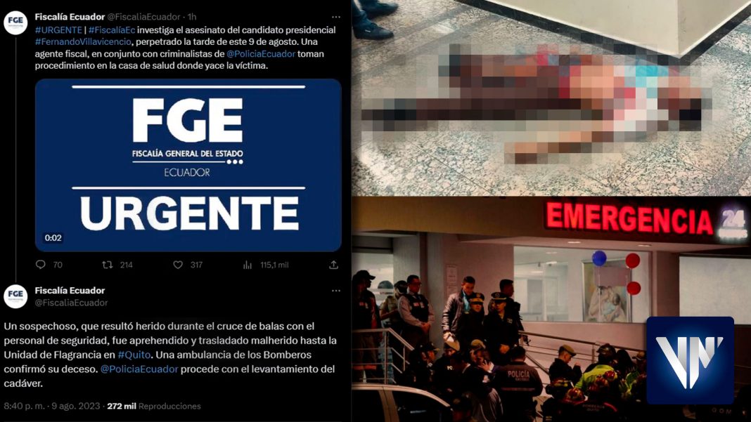 Ecuador asesinato de Fernando Villavicencio