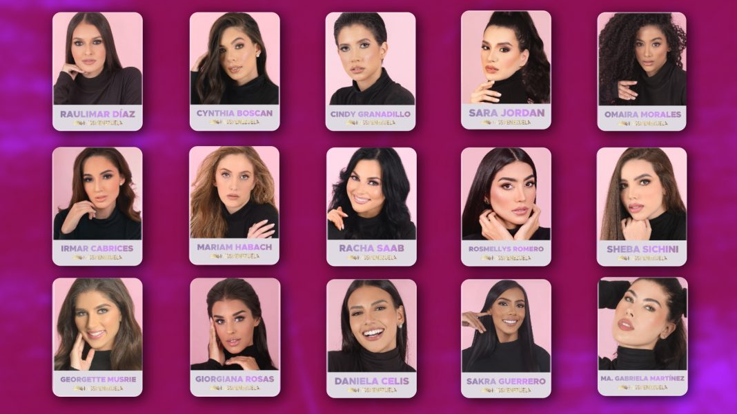 candidatas oficiales Miss Venezuela 2023