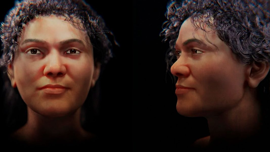 mujer que vivió hace 45 mil años