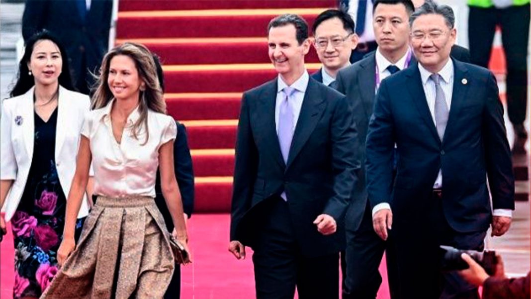 Presidentes Siria China reunieron