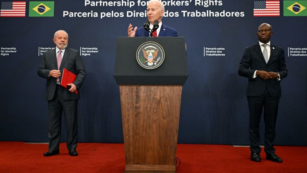 Joe Biden olvida el protocolo y provoca un momento incómodo con Lula da Silva
