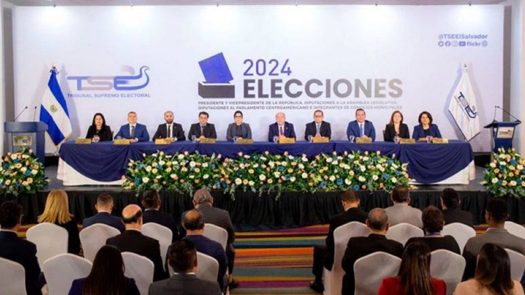 TSE El Salvador elecciones generales 2024