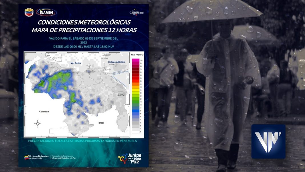 Inameh sábado nubosidad lluvias