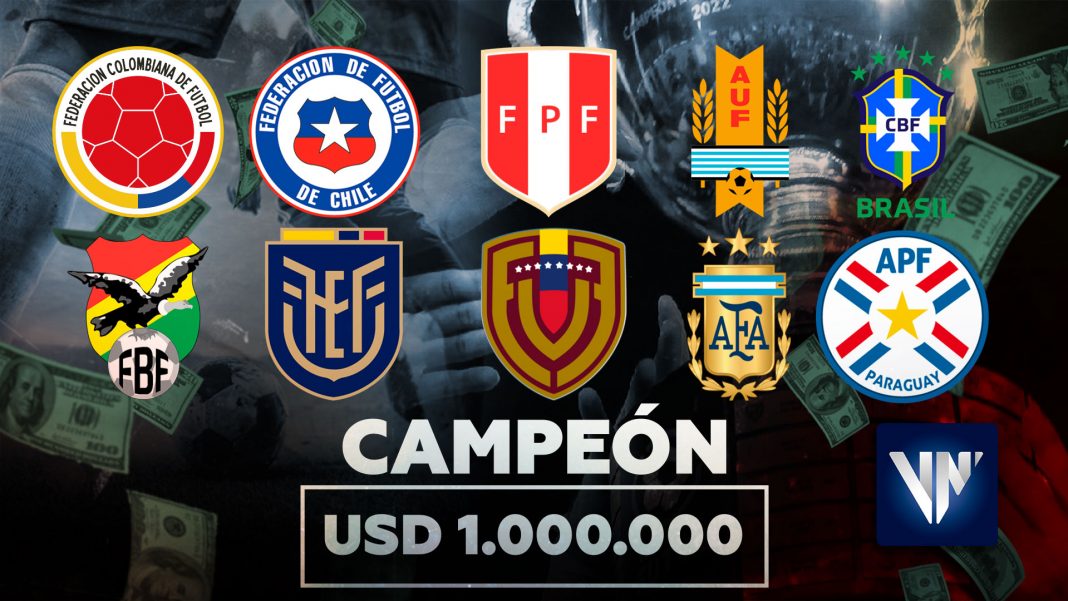 CONMEBOL campeón 1 millón