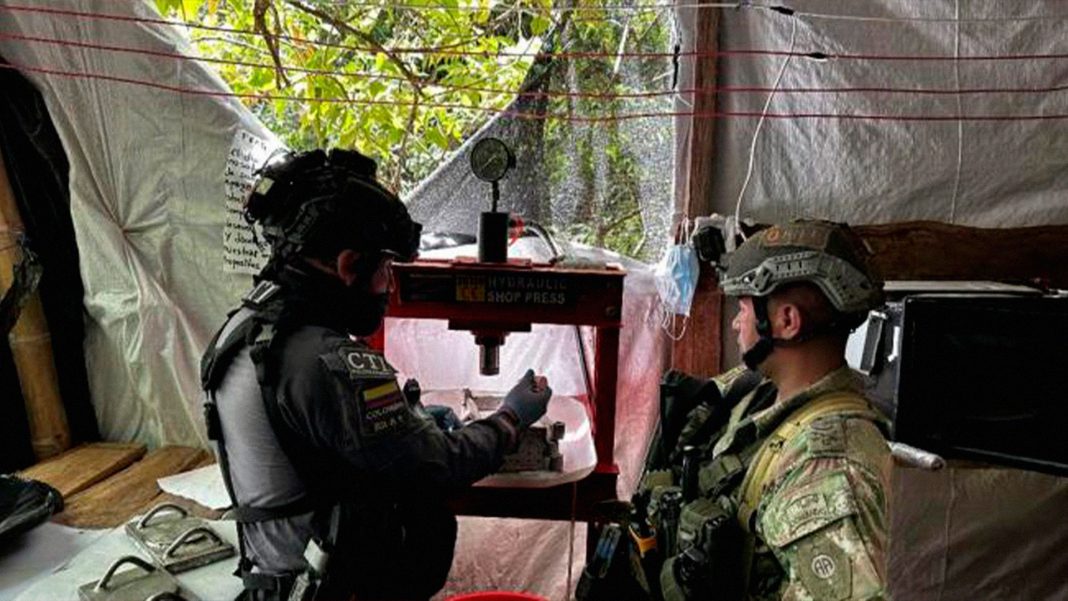 Ejército colombiano cuatro toneladas cocaína Nariño