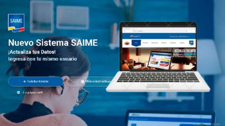 contraseña Saime portal web