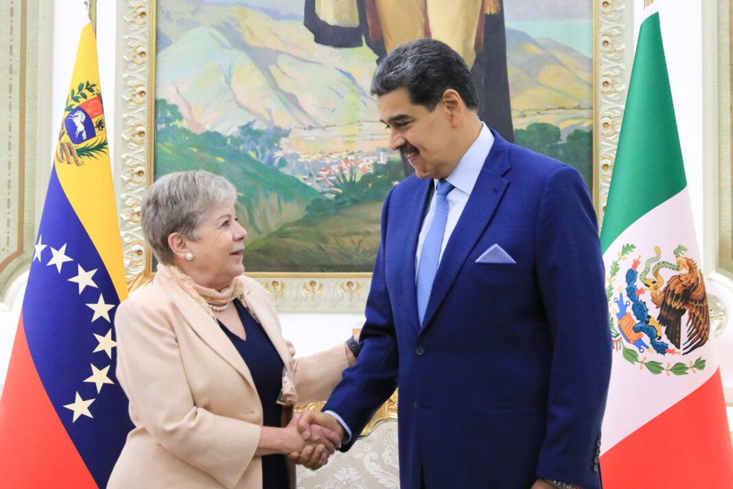 Maduro presidente México Bárcena