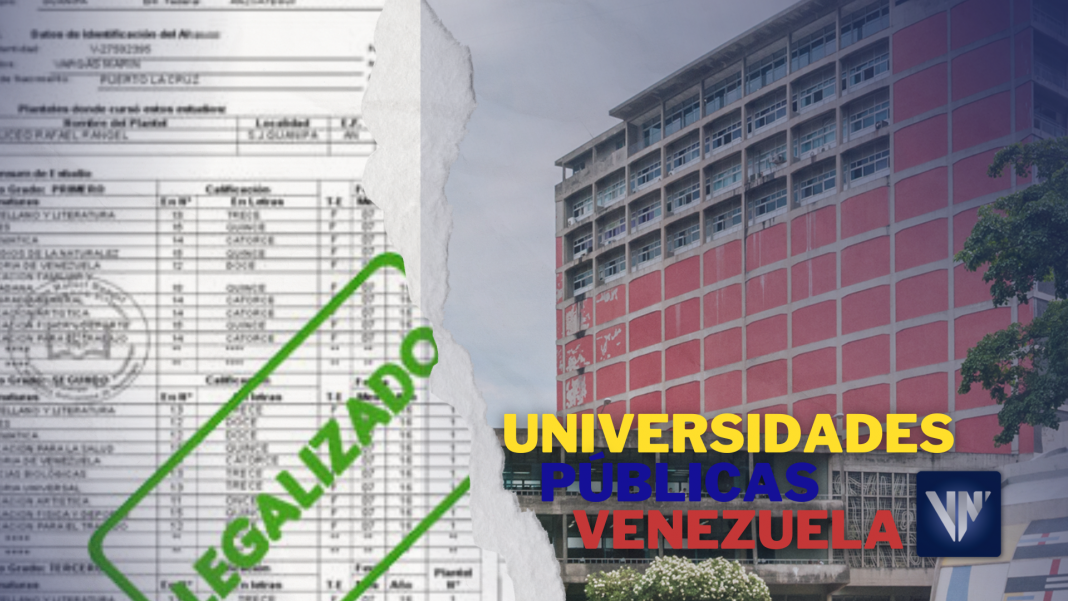 Requisitos universidades públicas Venezuela 