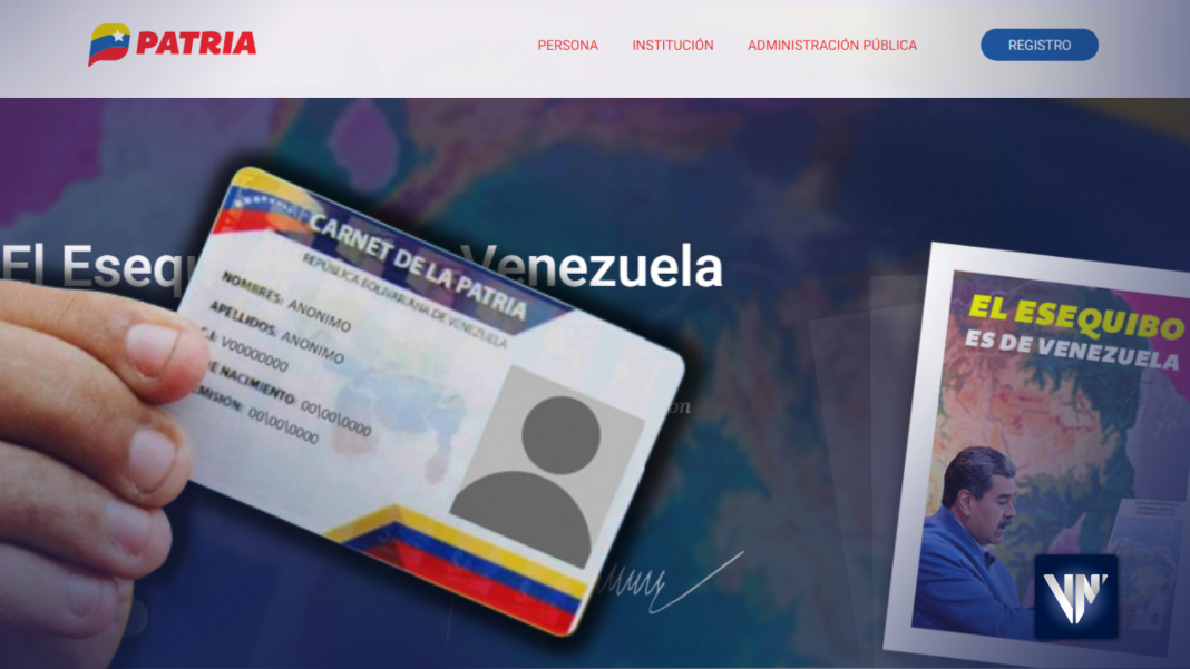 registro Obtener Carnet Patria decimos