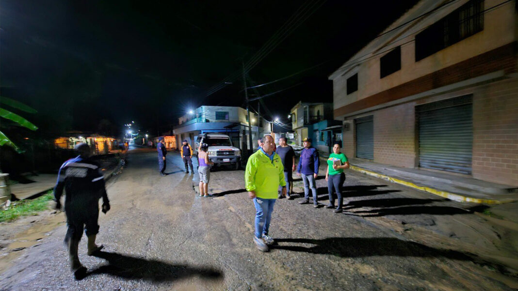 Desbordamiento de quebrada tejerías