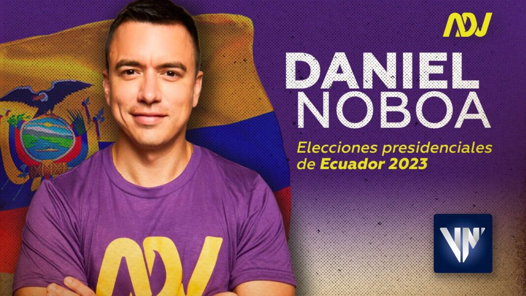 Daniel Noboa candidato Ecuador