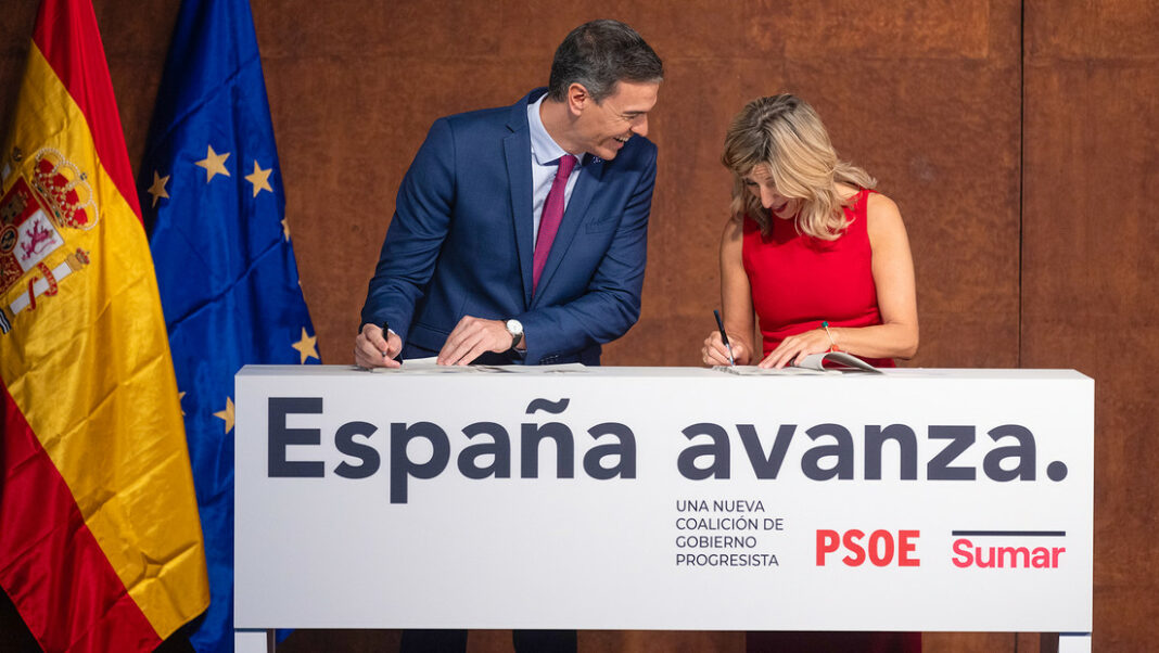 PSOE Sumar acuerdo Gobierno