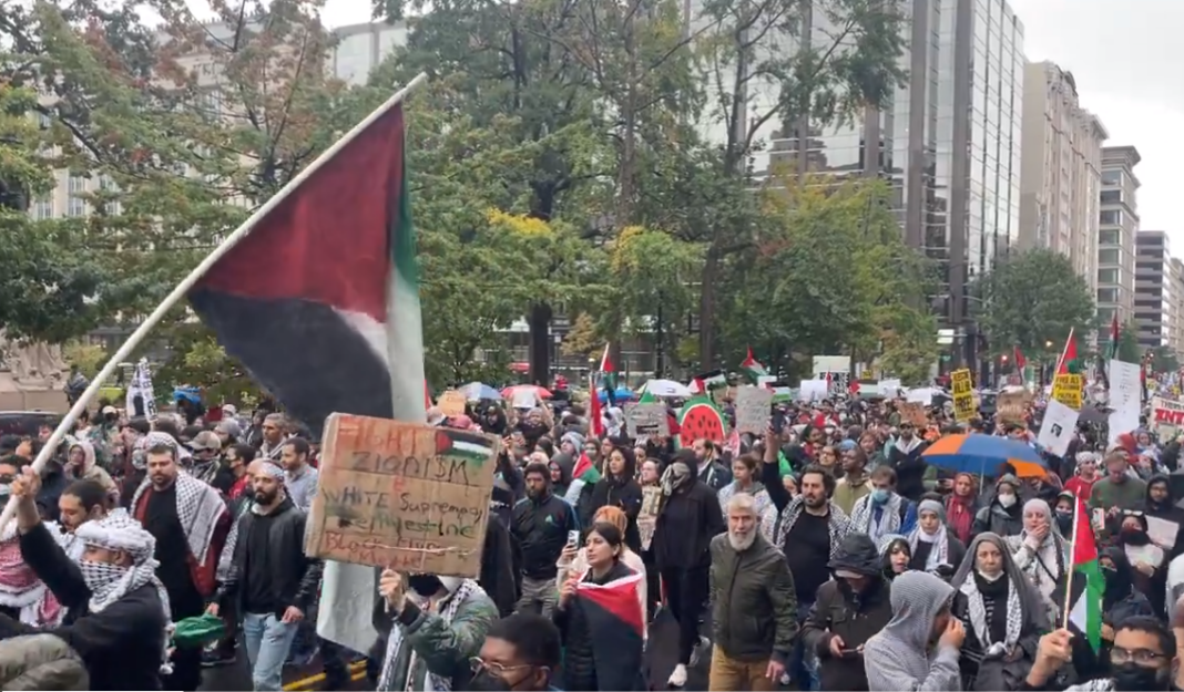 Washington marchan Israel Palestina