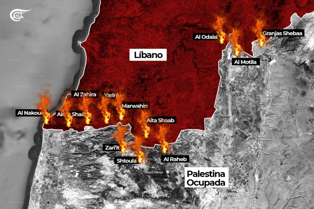 enfrentamientos Hezbolá Israel Líbano