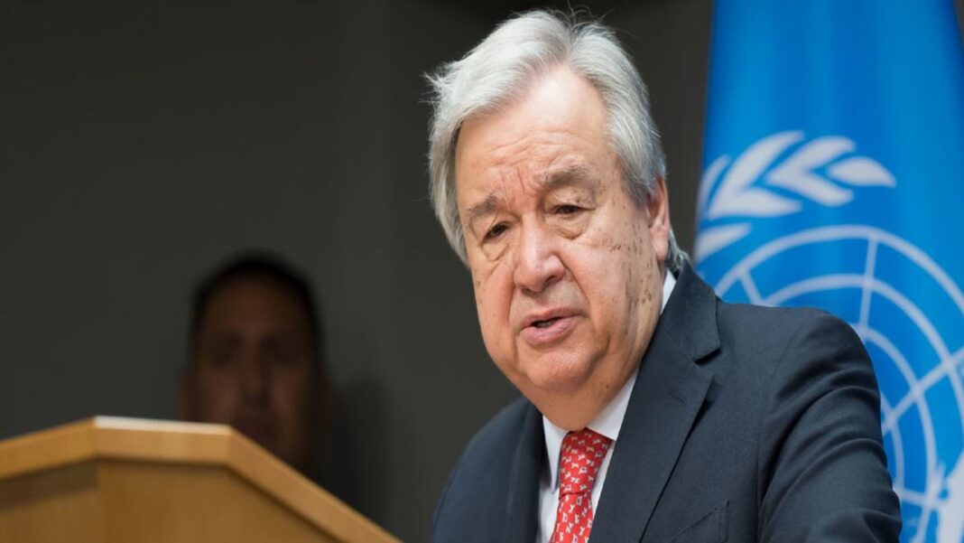 António Guterres Israel Gaza