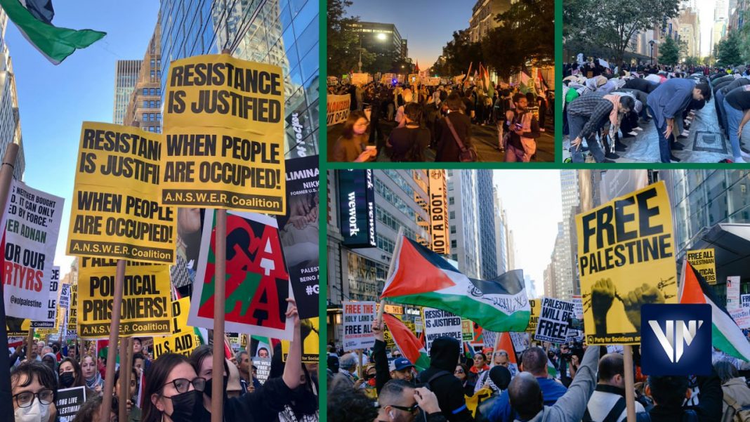 protestas Nueva York Washington DC Palestina