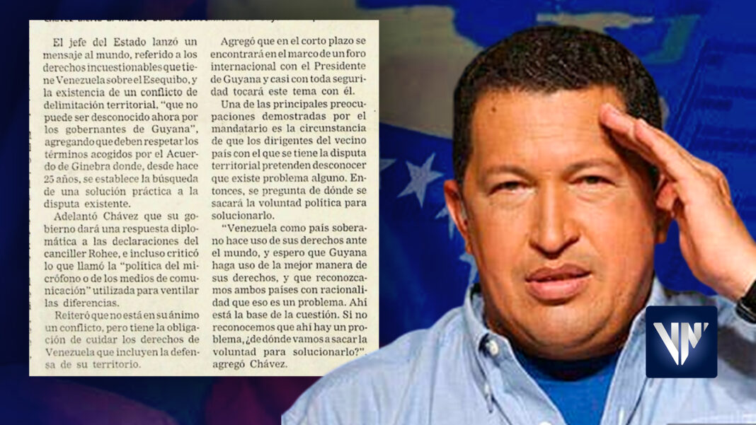 Presidente Hugo Chávez territorio Esequibo