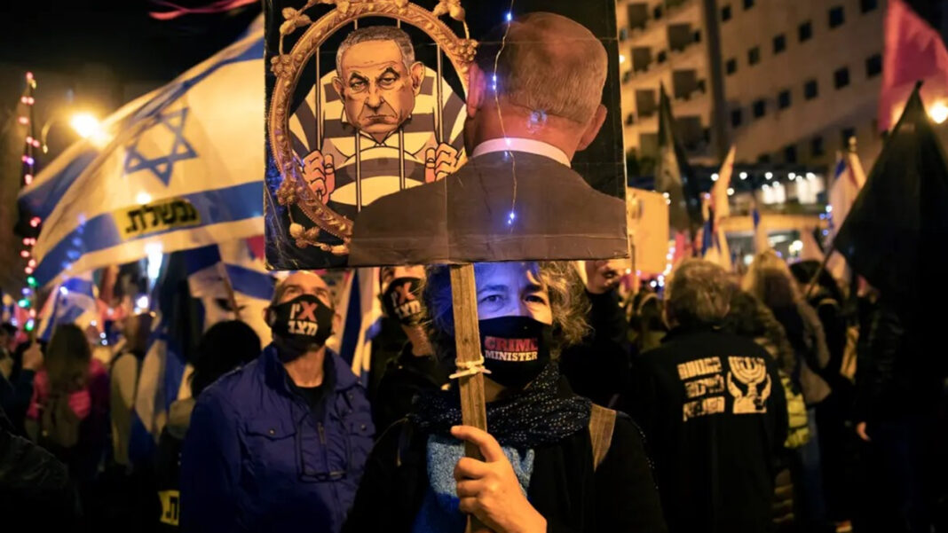 Israelíes protesta Benjamín Netanyahu