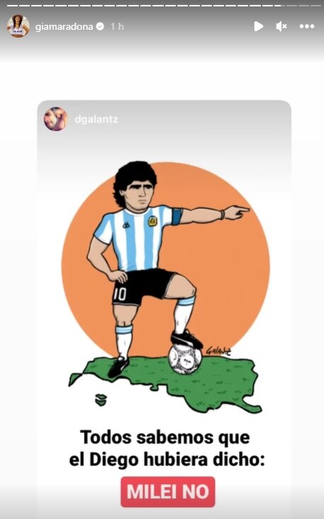 Maradona Milei presidenciales argentina