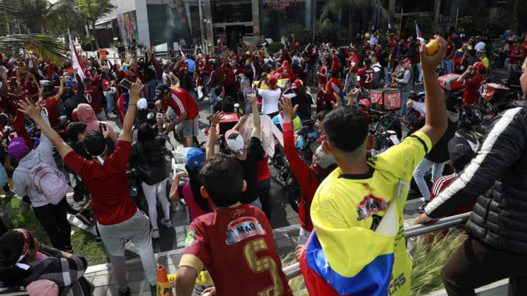 Vinotinto venezolanos Perú visita