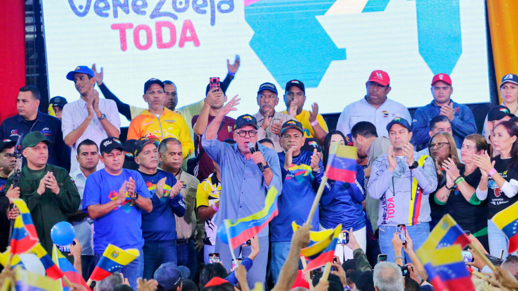 Jorge Rodríguez cierre Campaña Venezuela Toda