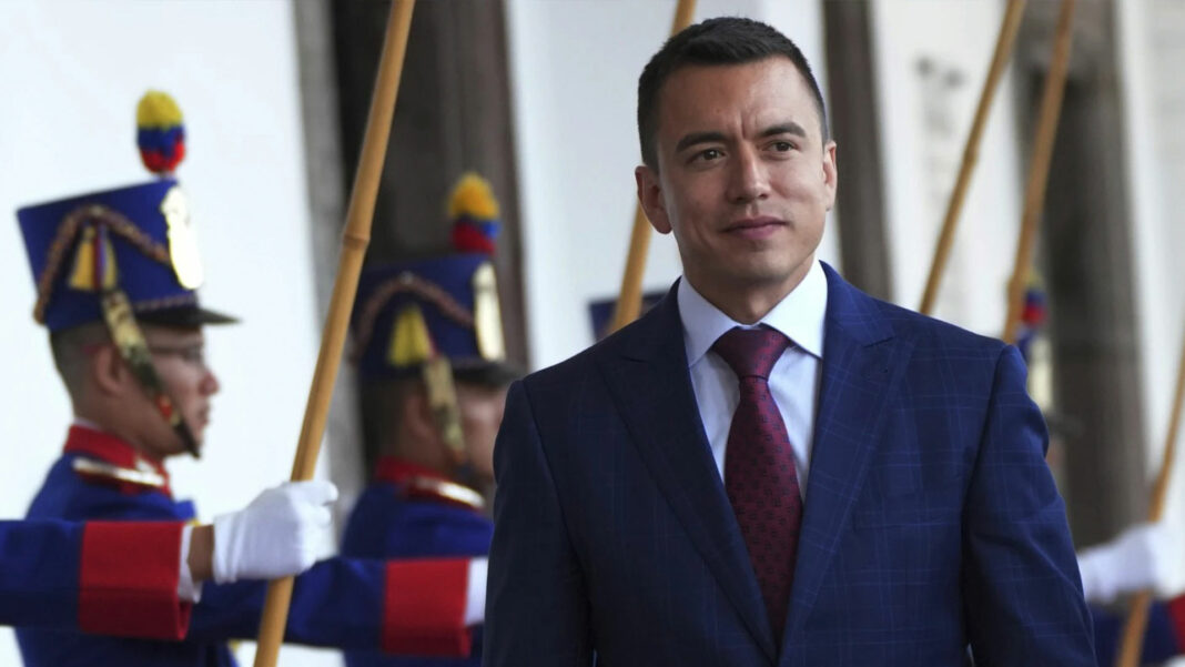 presidente de Ecuador Daniel Noboa posesión
