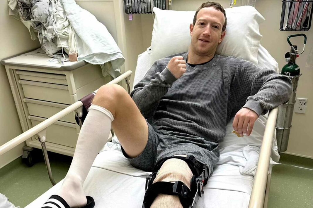 Mark Zuckerberg recuperación lesión ligamento MMA