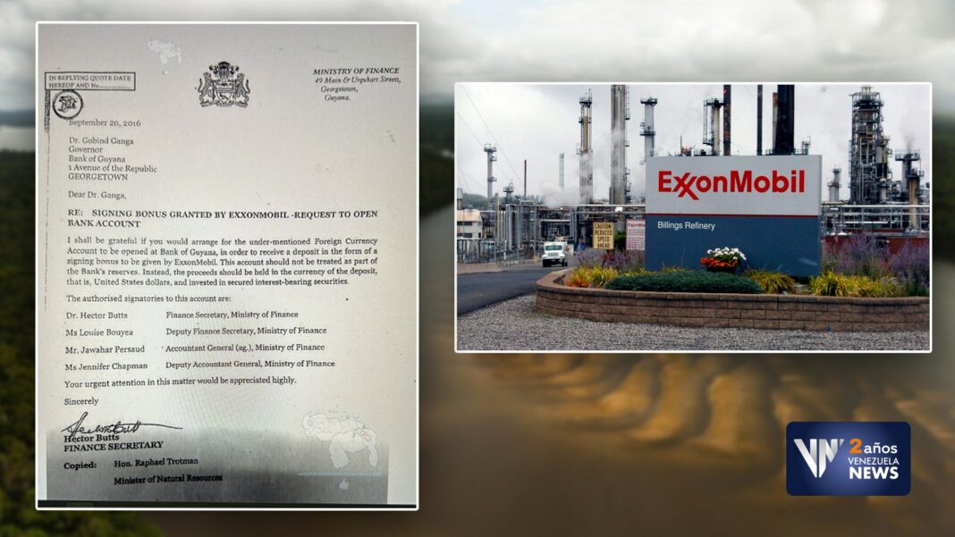 Exxonmobil pagos abogados Guayana