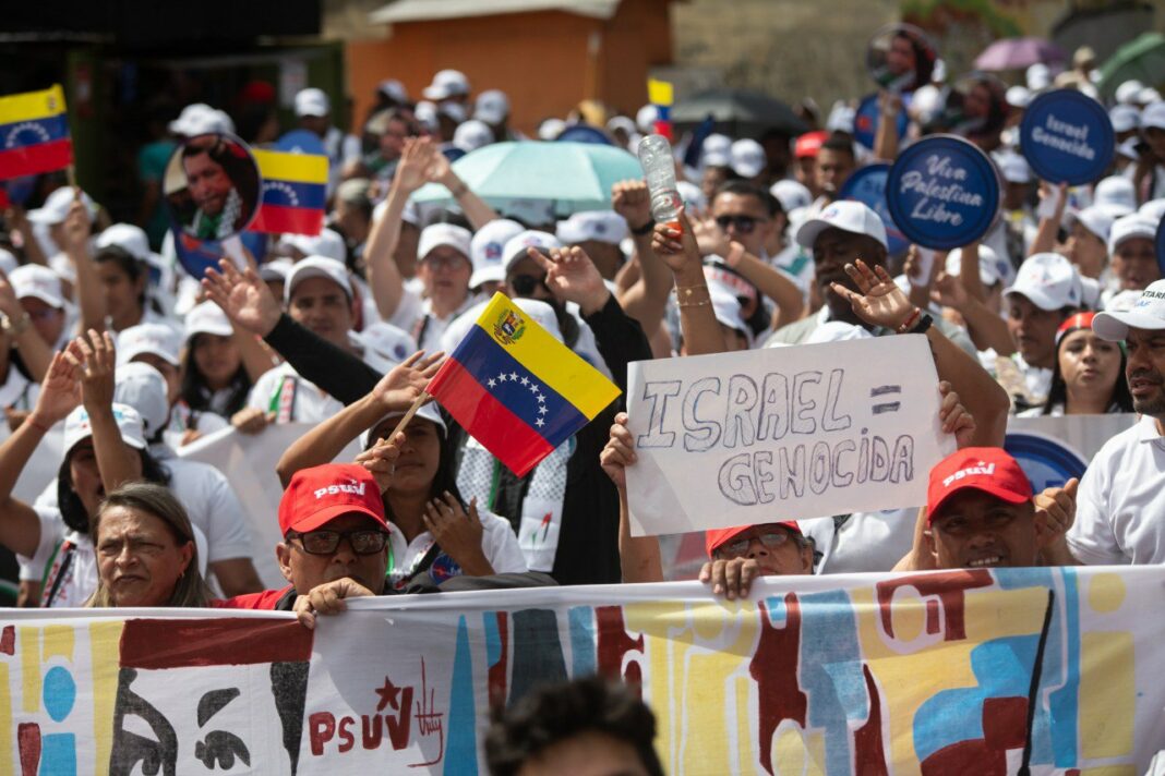 Caracas marcha apoyo Palestina