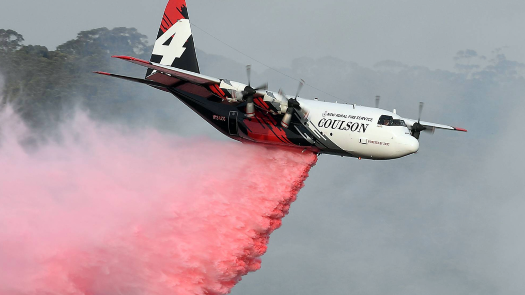 Avión supertanquero Incendios Chile