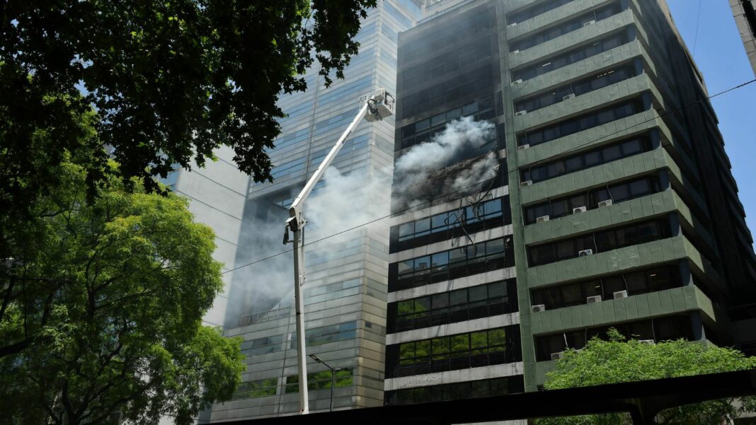 incendio edificio Argentina buenos aires