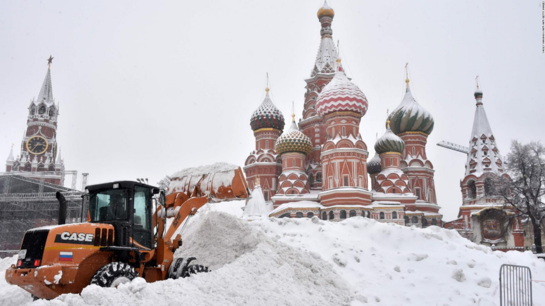 Moscú nevada nieve