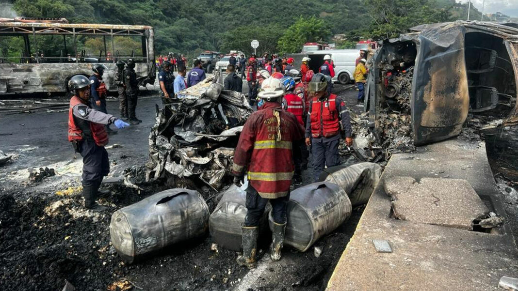 fallecidos accidente Caracas-Guarenas