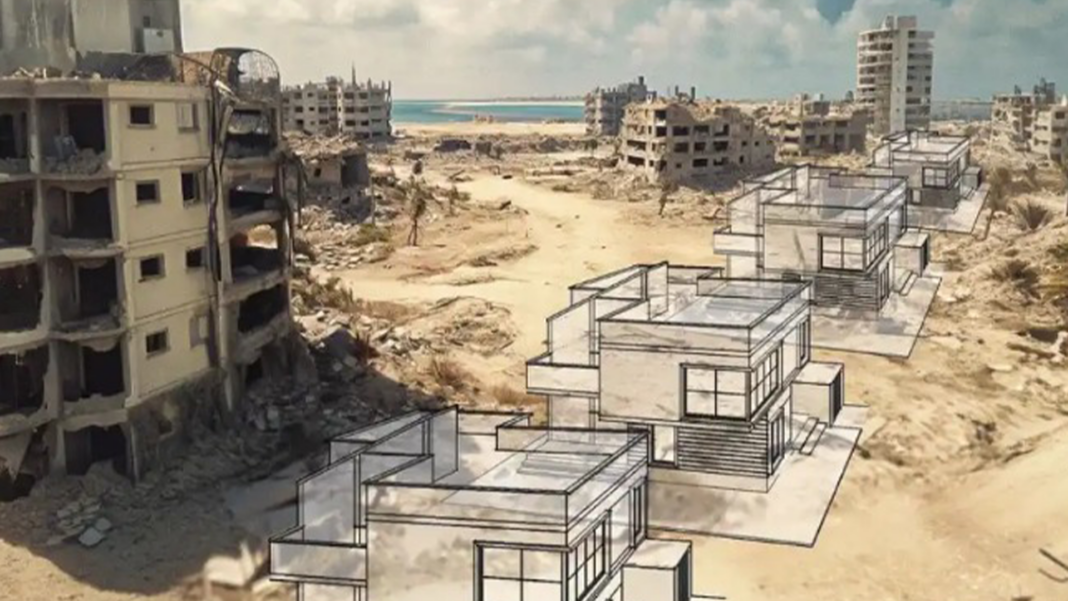 Constructora israelí casas lujosas Gaza