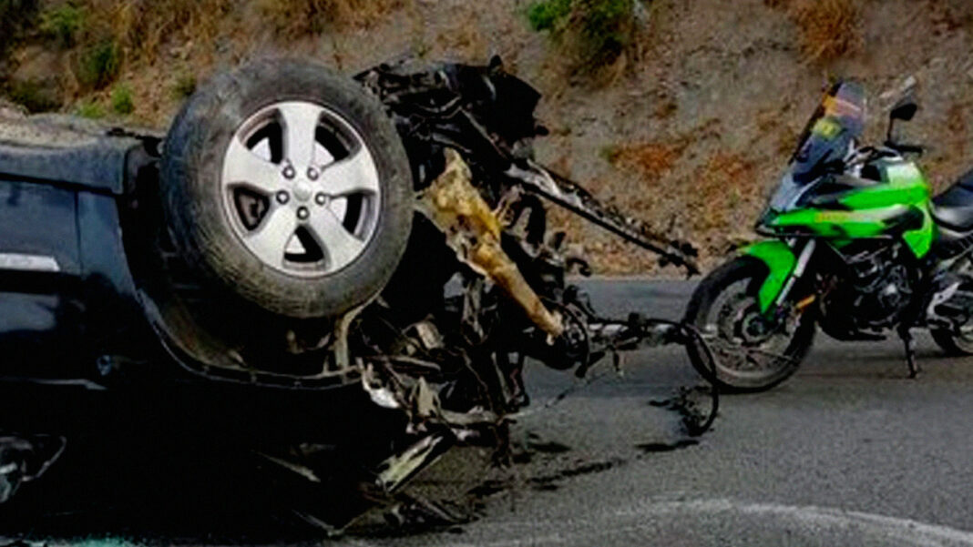 accidente autopista Caracas La Guaira