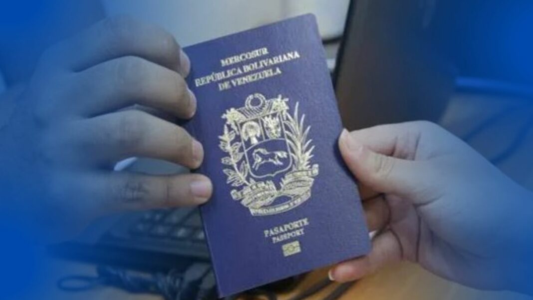 pasaporte venezolano exterior SAIME