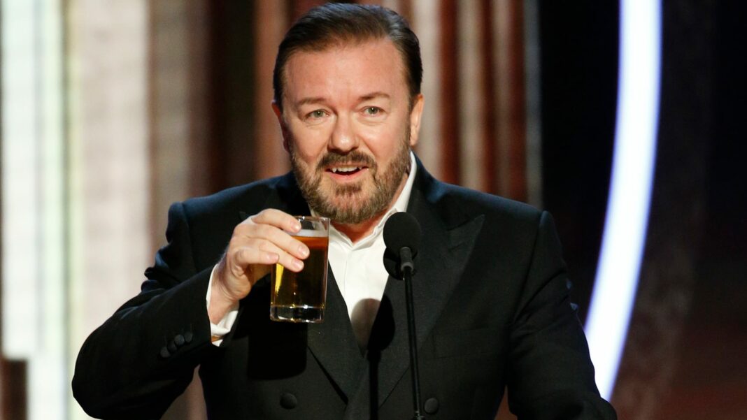 Ricky Gervais Hollywood Jeffrey Epstein