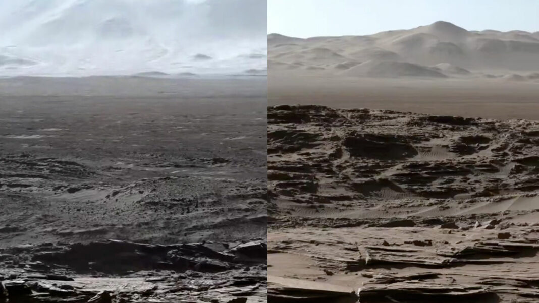 NASA video audio Marte