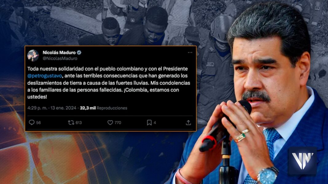 Maduro Colombia deslave Chocó