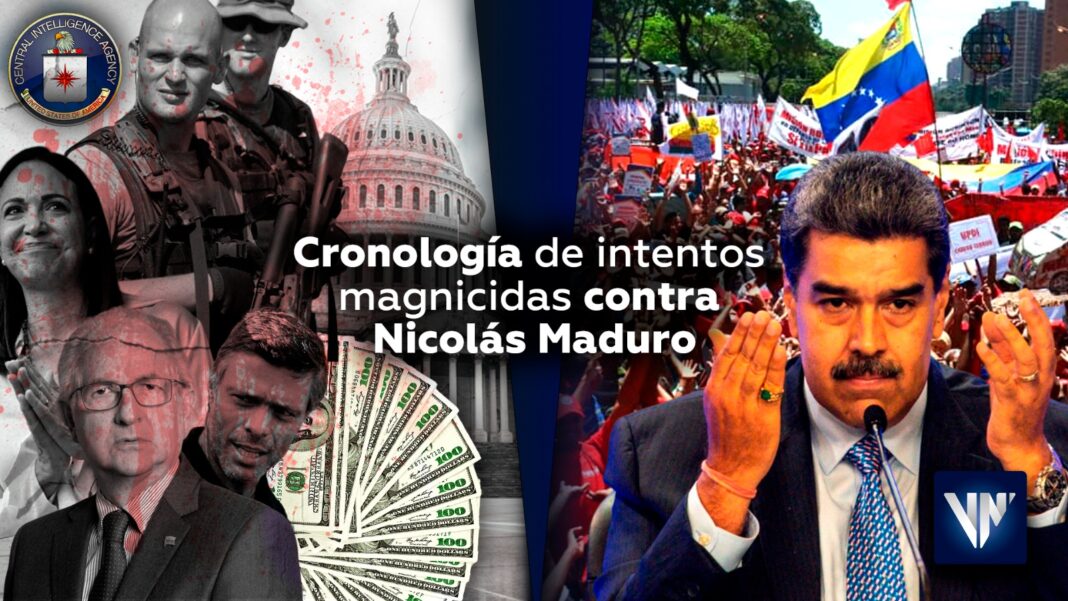 Cronología de los intentos desestabilizadores y magnicidas contra Nicolás Maduro