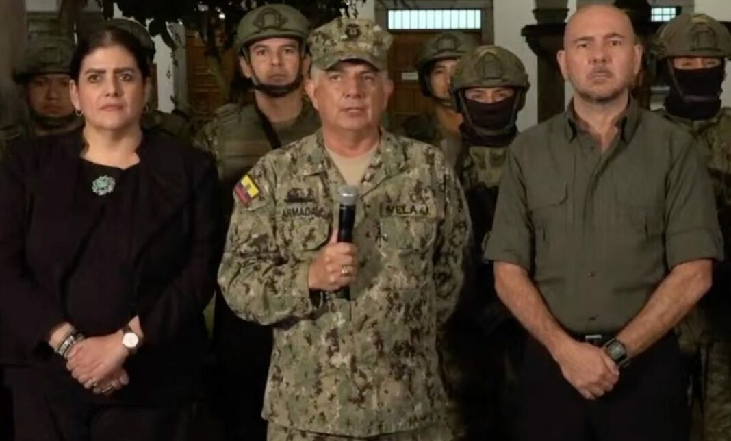 Ecuador grupos terroristas objetivo militar