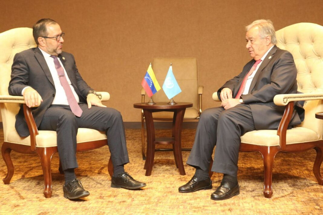 Canciller Venezuela secretario ONU António Guterres