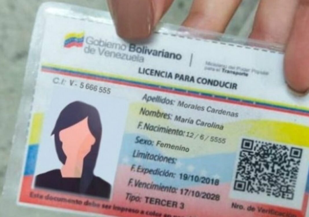 Licencia conducir INTT pasos